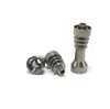 6 4 2 en 1 Domeless Titanium Nail GR2 Nails Herramienta para fumar Accesorios Adaptador ajustable para vidrio bong tubería de agua Hookahs Oil Rigs