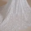 Abiti da sposa a sirena firmati con spalle scoperte Abito da sposa senza spalline in pizzo pieno spiaggia Immagini reali CPS1996