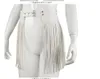 Fashion Women Sexy Tassel Leather Skirts Punk Gothic Waistband Long Fringe Black High Waist Belt Club Party Skirt1