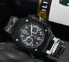 Наручные часы BR Модель Спортивный кварцевый колокольчик Роскошные многофункциональные часы Деловые часы из нержавеющей стали Мужские квадратные наручные часы Ross Gift231h