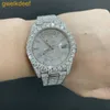 Specjalne zniżki hurtowe luksusowe zegarki marki chronograf kobiety męskie reloj diamond automatyczny zegarek mechaniczny limitowany edycja kn6e