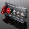 12V Racing Car Engine Start Push Button Ignition Switch Panel Five In One Toggle Light One-button