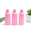 Empty Refillable PET Plastic Pump Bottle Ideal for Lotion Cream Essential Oil Essence Travel Small Container,50ml/1.7oz