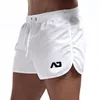 Solid Beach Shorts Men Slim Fitness Beachwear Fashion Swimming Short Man Running Sports Swim Suits Summer Sea Surf Wear 220627