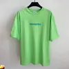 Vetements Green T Shirt Hommes Femmes T-shirt oversize big tag vtm tees drop 210420