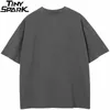 streetwear harajuku t Shirt Hip Hop Graffiti Fire Flame Tshirt Cotton Shirt Tshirt Men Tops Tees 220521