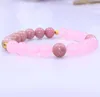 Bracelets à breloques élastiques en pierre naturelle de 8mm, brins de perles pour hommes et femmes, bijoux énergétiques de fête faits à la main