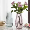 花瓶モダンなガラス花瓶透明装飾家庭用テラリウム装飾リビングルームテーブルアクセサリー