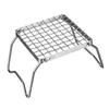 BBQ Outdoor Home Cage Portable Mini Cainfire do kempingu narzędzia do grilla składane grilla grilla ruszt piknikowy zaszyfrowany stal nierdzewna 220510