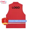 Men s Clothing Printing Waistcoat Volunteer Propaganda Culture Vest Supermarket Workwear Advertising T shirt Custom 220722