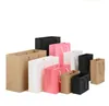 4 Colors Stock and Customized Ivory Board Paper Gift Bag Wrap Shopping Bags