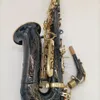 New YAS-82Z طراز واحد إلى واحد من النيكل الأسود الذهب الذهب E-flat المحترف Alto Saxophone الأوروبية الحرف الذهب المطلي باللون الأسود ساكس