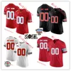 2022 NCAA 맞춤식 오하이오 주 BUCKEYES 스티치 축구 유니폼 11 JALYN Holmes Jersey 35 Chris Worley 93 Tracle 85 Marcus Baugh 53 Randy Graghish Jerseys