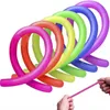 6 farben Weichen Kleber TPR Nudeln Elastische Kordelzug Spielzeug Dekompressions Seil Leucht Vent Nudel Dekompression Spielzeug Großhandel