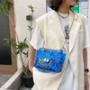 Net Jelly Transparent Bag Chain Single Shoulder Underarm Bag Purses and Handbags Luxury Designer Clear Crossbody Bags for Women G220420