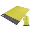 Carpets Portable Waterproof Pocket Beach Blanket Lightweight Outdoor Camping Mat Mattress Folding Sand Picnic MatCarpets