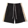 Reflective Webbing Mens Shorts Casual Fashion Sports Short Pants Summer Beach Holiday Basic Shorts