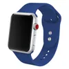 Silicone Sport Band slimme riemen voor Apple Watch -serie SE 6 5 4 3 44mm 40 mm armband Pin Tuck -band op Iwatch 7 38 mm 42 mm 41 mm 45 mm Watchband