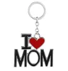 English Letter Keychain I Love Papa Mama Mom Dad Metal Party Favor Key Ring Family Keychains for Father Mother'S Day Gift GCB15046