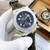 AAA  自動腕時計の腕時計ステンレス鋼のための輝き41mmの折りたたみバックル硬さモノトル防水ストップウォッチ腕時計T121