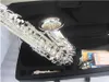 2023 New Sax Mark Vi Alto Saxophone EB Silver Sax Musical الآلة الموسيقية مع العلبة
