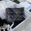 Commercio all'ingrosso 22s più nuovo Nuova borsa a secchiello Borsa a tracolla elegante e retrò Borse per la spesa a catena di lettere di design Portafoglio in pelle di lusso