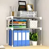 Hooks & Rails 2-Tier/3-Tier Microwave Shelf Rack Kitchen Spice Organizer Storage Bathroom Book Shoes ShelveHooks HooksHooks