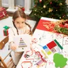 Emballage cadeau 6pcs Sac à coudre artisanal Kit de Noël Enfants BagGift