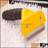 Pet Brush Dog Cat Comb Hair Removal Long Short Grooming Deshedding Edge Tool T0143 Drop Delivery 2021 Supplies Home Garden F7Cd0