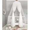 Cortina de copa da cama de líquido de mosquito Baby em torno da tenda suspensa da rede de cúpula para crianças da decoração do quarto de bebê adereços 974 D3