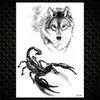 NXY Temporary Tattoo Realistic Fake Tiger s Paper for Men Women Arm Back Tatoos Waterproof Body Art Large Beast Sticker Decals 0330