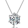 Women necklace Fashion Simple Rhinestone Choker Necklace Shine Rhinestone Silver Color Chain Jewelry GC957