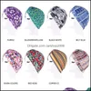 Beanie/Skl Caps Hats Hats Scarves Gloves Fashion Accessories Women Floral Print Turban Banadans Cancer Headwrap Chemo Cap Islam Muslim Sc