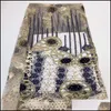 Ленточные инструменты для швейной ткани Baby Kids Highnity Высококачественное луковое цвет африканское свадебное кружево Продажа французской сети 3D вышитый Fabriczx1