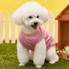 Puppy kleding lente zomer hondenkleding t-shirt groen zwarte huisdierenkleding huisdieren benodigdheden fy5390 0727