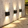 6 LED Solar Wall Lights Waterproof Solared Light Outdoor Sunlight Lamps For Garden Street Landscape Balcony Decor Light