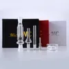 NC Nector Collector Kits Mini Smoking Pipes Accessories Tobacco Tools 14mm Joint With Titanium Nail Glass Nector Collectors Small Oil Dab Rigs
