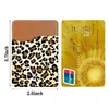 Sublimation vierge en cuir PU porte-cartes souples transfert de chaleur blanc pour le dos du porte-cartes de téléphone portable étui poche