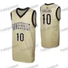 Thr 10 Darius Garland Vanderbilt Commodores College Basketball -Trikot Darius Garland Weiße schwarze gelbe Basketballtrikots