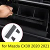 Bilarrangör co-pilot handske box partition interiörfack multifunktionell lagring för CX30 CX-30 2022 2022CAR Organiscar