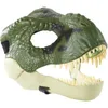 Halloween Dragon Dinosaur Mask Otwarte usta Lateksy Horror nakrycia głowy Dino Party2454552