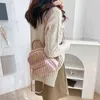 Skolväskor PU Kvinnors ryggsäck Casual Fashion Mini Bag dragkedja Back White Dot Printing Mobiltelefonmynt Purse Pink 220802