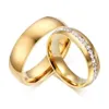 Zorcvens klasik nişan alyans kadınlar için erkekler mücevher paslanmaz çelik çift düğün bantları moda mücevher264u