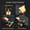 T9 Electric LCD Hair clipper professional Rechargeable Cutting Machine Man Shaver Trimmer For Men Barber USB Beard 220712
