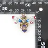 20 st/parti modebroscher unika vintage rhinestone humla stift bin insektsbrosch pin för kvinnor dekoration/gåva