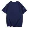봄과 여름 새 셔츠 고급 면화 스웨트 셔츠 인쇄 짧은 바지 소매 둥근 목 패널 티셔츠 s-m-l-xl-xxl-xxxl 블랙 흰색 Y1011