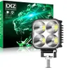 DXZ Auto 4LED Faretto 9-80V 20W Ingegneria Luce Ausiliaria Modificata Faro Del Motociclo Per Raptor Grand Cherokee accessori