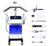 HYDRA FACIAL HYDA MED LED -ljus Hydro Oxygen Jet Microdermabrasion Equepment Skin Deep Cleaning RF Scrubber Face Lift Wrinkel