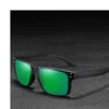 Blå spegel solglasögon män ram polariserad UV Ray Lense Eyewear Vintage Fashion Square Mens Sun Glasses 91022478843