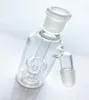 Bong Duman Kalın Cam Tüplü Baharca Bubbler, 1 Kuş Kafası PERC ile 45 derece eğimli 18mm konektör